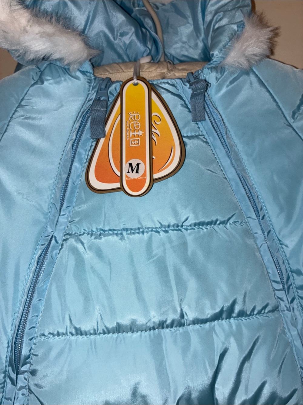 NWT mud kingdom, infant snowsuit size 6 to 12 months Baby blue - Picture 6 of 13